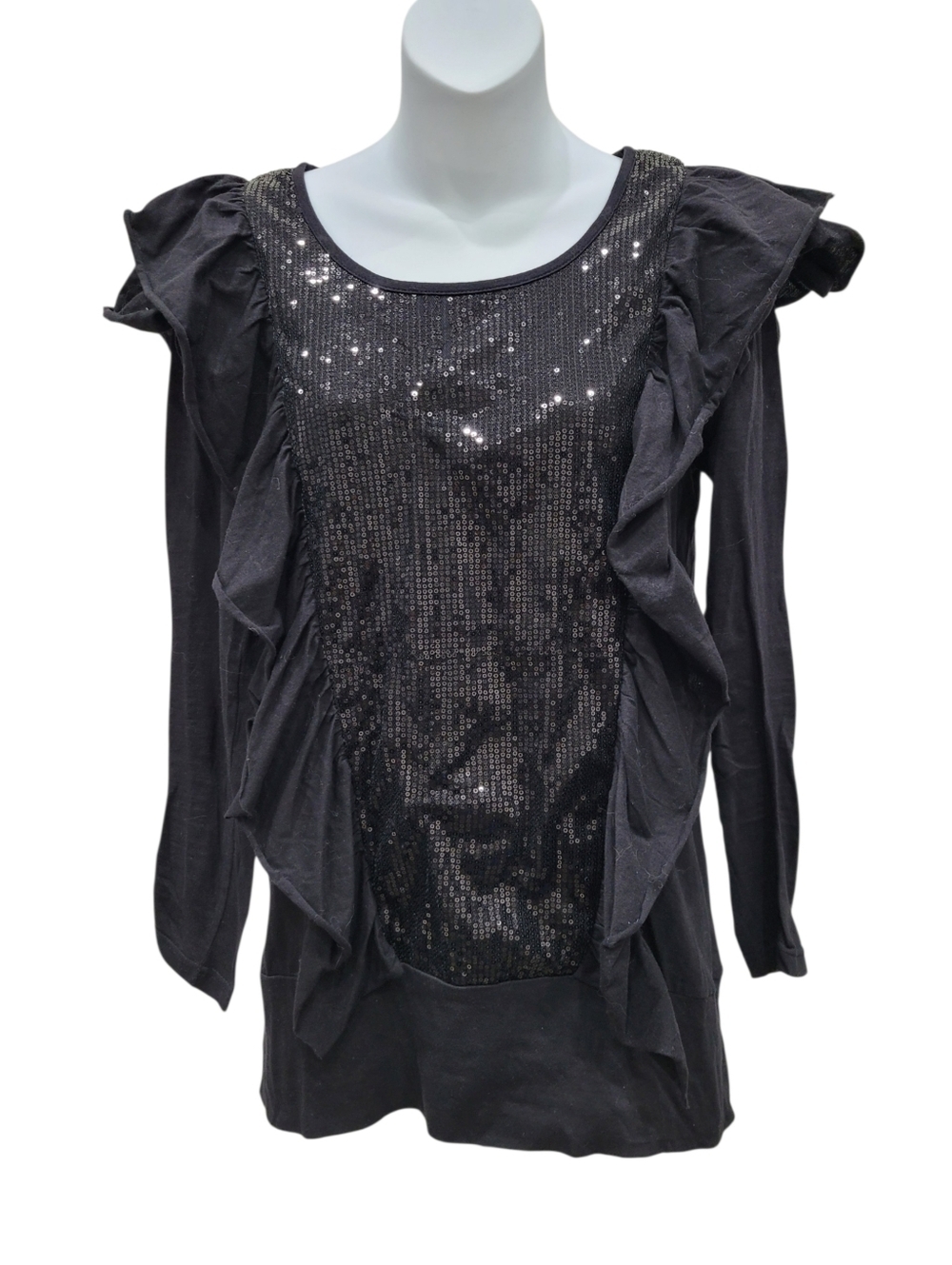 2/$20 Y2K Japan Fashion Black Funky Top Size: M